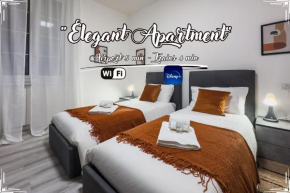 Elegant Apartment - Airport 5min - AC - Smart TV